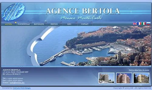 Agence Immobilière Bertola N12A Webdesigner Freelance NICE