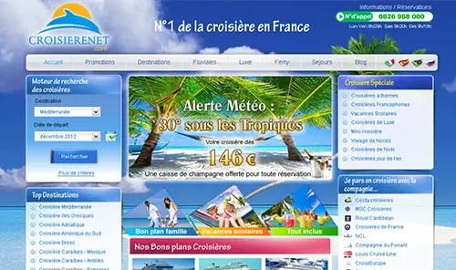 CroisièreNet N12A Webdesigner Freelance NICE