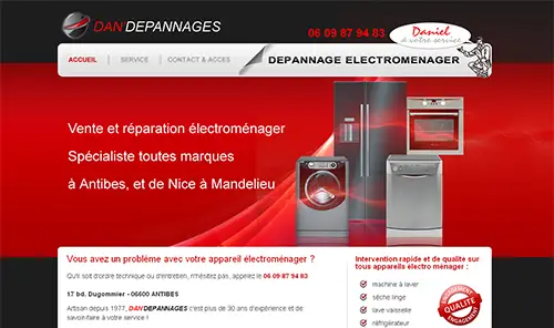 Dan Dépannages N12A Webdesigner Freelance NICE
