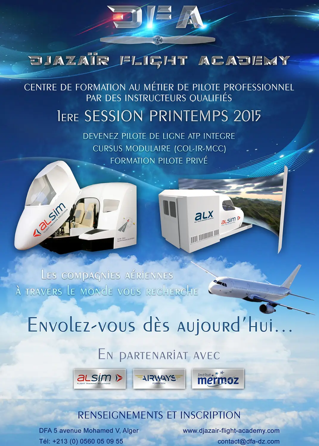 Diazaïr Flight Academy N12A Webdesigner Freelance NICE
