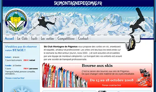 Ski Montagne Pegomas N12A Webdesigner Freelance NICE